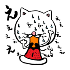 Cat big face! sticker #4318244