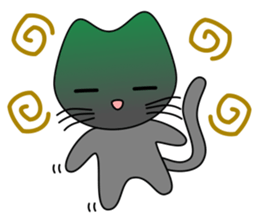 Gris the cat - English sticker #4318982