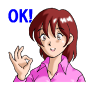 Daily life of the office lady sticker #4318985