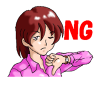 Daily life of the office lady sticker #4318986