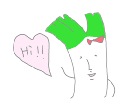 smooth leeks sticker #4319064