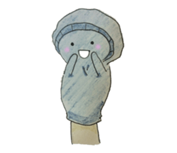 Gloves of dolls sticker #4319186