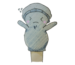 Gloves of dolls sticker #4319190