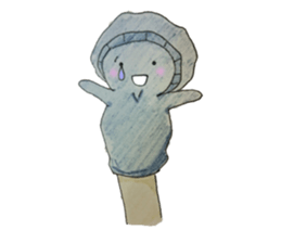 Gloves of dolls sticker #4319191