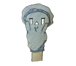 Gloves of dolls sticker #4319192