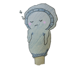 Gloves of dolls sticker #4319202