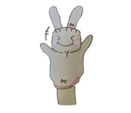 Gloves of dolls sticker #4319207