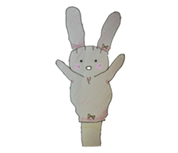 Gloves of dolls sticker #4319208