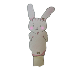 Gloves of dolls sticker #4319216