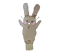 Gloves of dolls sticker #4319221