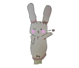 Gloves of dolls sticker #4319222