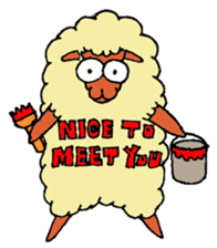 Daily life of a certain sheep. sticker #4320264