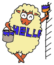 Daily life of a certain sheep. sticker #4320265