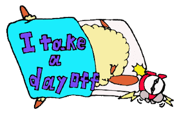 Daily life of a certain sheep. sticker #4320267