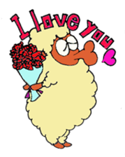 Daily life of a certain sheep. sticker #4320269