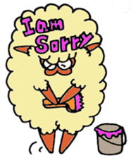 Daily life of a certain sheep. sticker #4320271