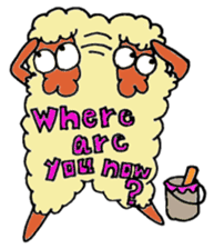 Daily life of a certain sheep. sticker #4320273