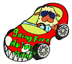 Daily life of a certain sheep. sticker #4320275