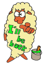 Daily life of a certain sheep. sticker #4320277