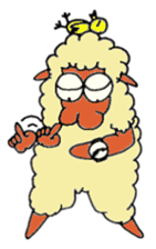 Daily life of a certain sheep. sticker #4320279
