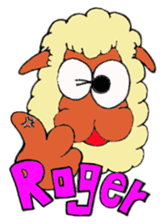 Daily life of a certain sheep. sticker #4320282