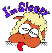 Daily life of a certain sheep. sticker #4320283