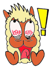 Daily life of a certain sheep. sticker #4320284