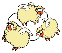 Daily life of a certain sheep. sticker #4320285