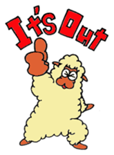 Daily life of a certain sheep. sticker #4320288