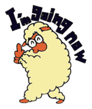 Daily life of a certain sheep. sticker #4320291