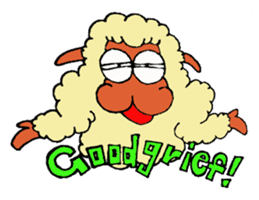 Daily life of a certain sheep. sticker #4320292