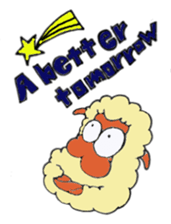 Daily life of a certain sheep. sticker #4320294