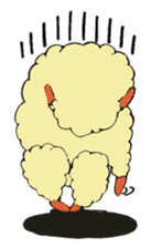 Daily life of a certain sheep. sticker #4320295