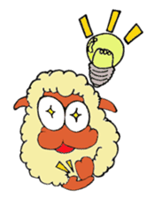 Daily life of a certain sheep. sticker #4320296