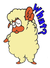 Daily life of a certain sheep. sticker #4320298