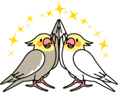 Cockatiel "Okameinko-chan" sticker #4320305
