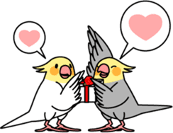Cockatiel "Okameinko-chan" sticker #4320309