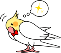 Cockatiel "Okameinko-chan" sticker #4320317