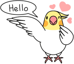 Cockatiel "Okameinko-chan" sticker #4320324