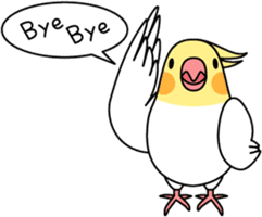 Cockatiel "Okameinko-chan" sticker #4320325