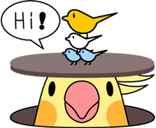 Cockatiel "Okameinko-chan" sticker #4320334
