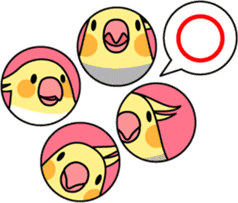 Cockatiel "Okameinko-chan" sticker #4320337