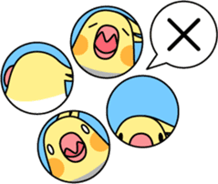 Cockatiel "Okameinko-chan" sticker #4320338