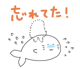 Girl on a seal sticker #4320355