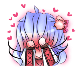 Little rabbit & her dragon friend. sticker #4320390