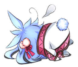 Little rabbit & her dragon friend. sticker #4320394