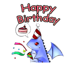 Little rabbit & her dragon friend. sticker #4320412