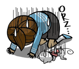 I and Nyanko everyday landscape. sticker #4320685