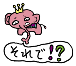 Pink elephant sticker sticker #4320882