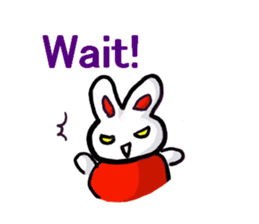 The funny bunny sticker #4321005